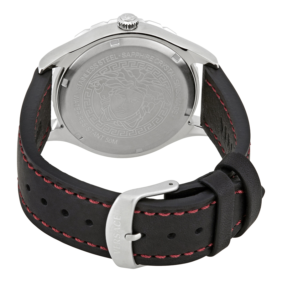 versace hellenyium gmt silver dial men's watch v11070017 versace hellenyium gmt silver dial men's watch v11070017