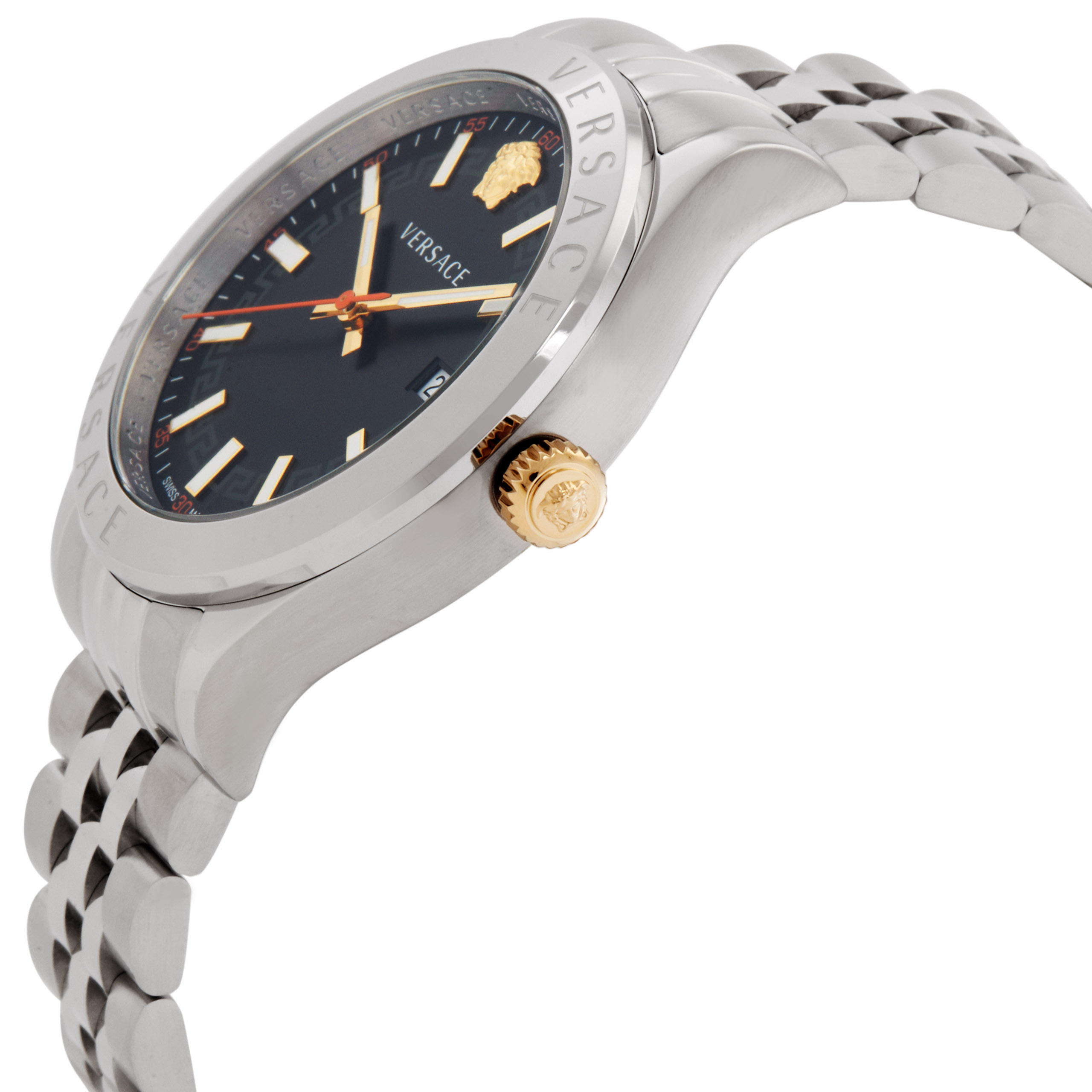 versace hellenyium quartz black dial men's watch vevk00420 versace hellenyium quartz black dial men's watch vevk00420