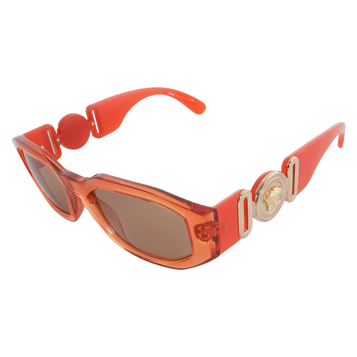 versace light brown geometric men's sunglasses ve4361 552763 53 versace light brown geometric men's sunglasses ve4361 552763 53