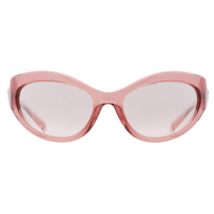 Home versace light brown silver mirror cat eye ladies sunglasses ve4485 53228z 59