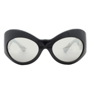 versace light grey irregular ladies sunglasses ve4462 gb1/6g 58