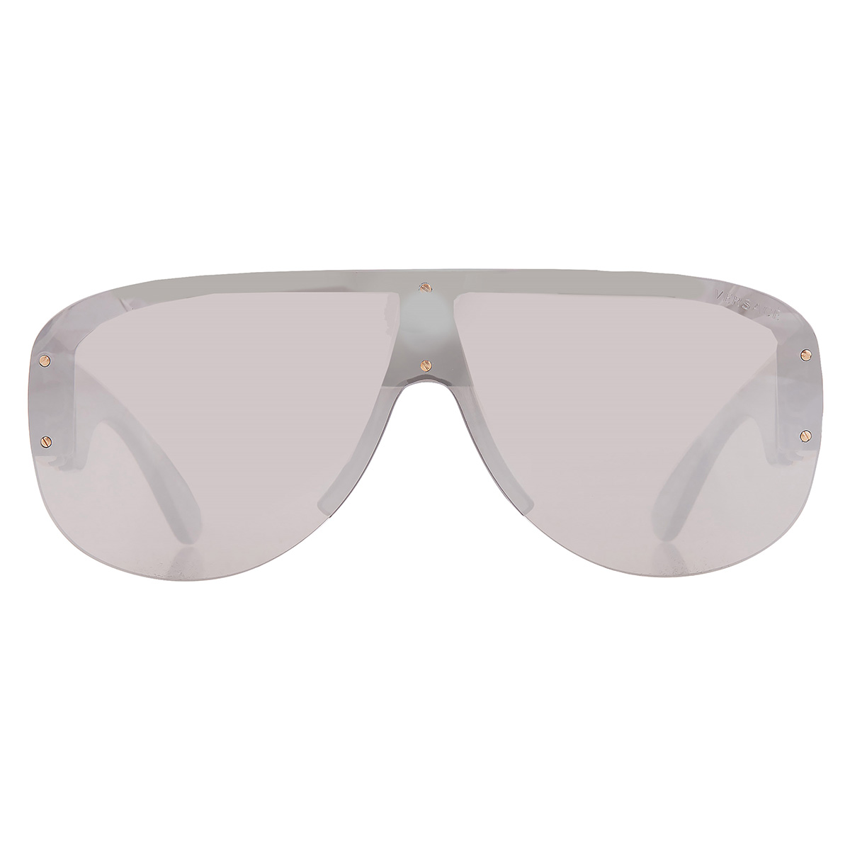 versace light grey mirror silver shield men's sunglasses ve4391 311/6g 148 versace light grey mirror silver shield men's sunglasses ve4391 311/6g 148