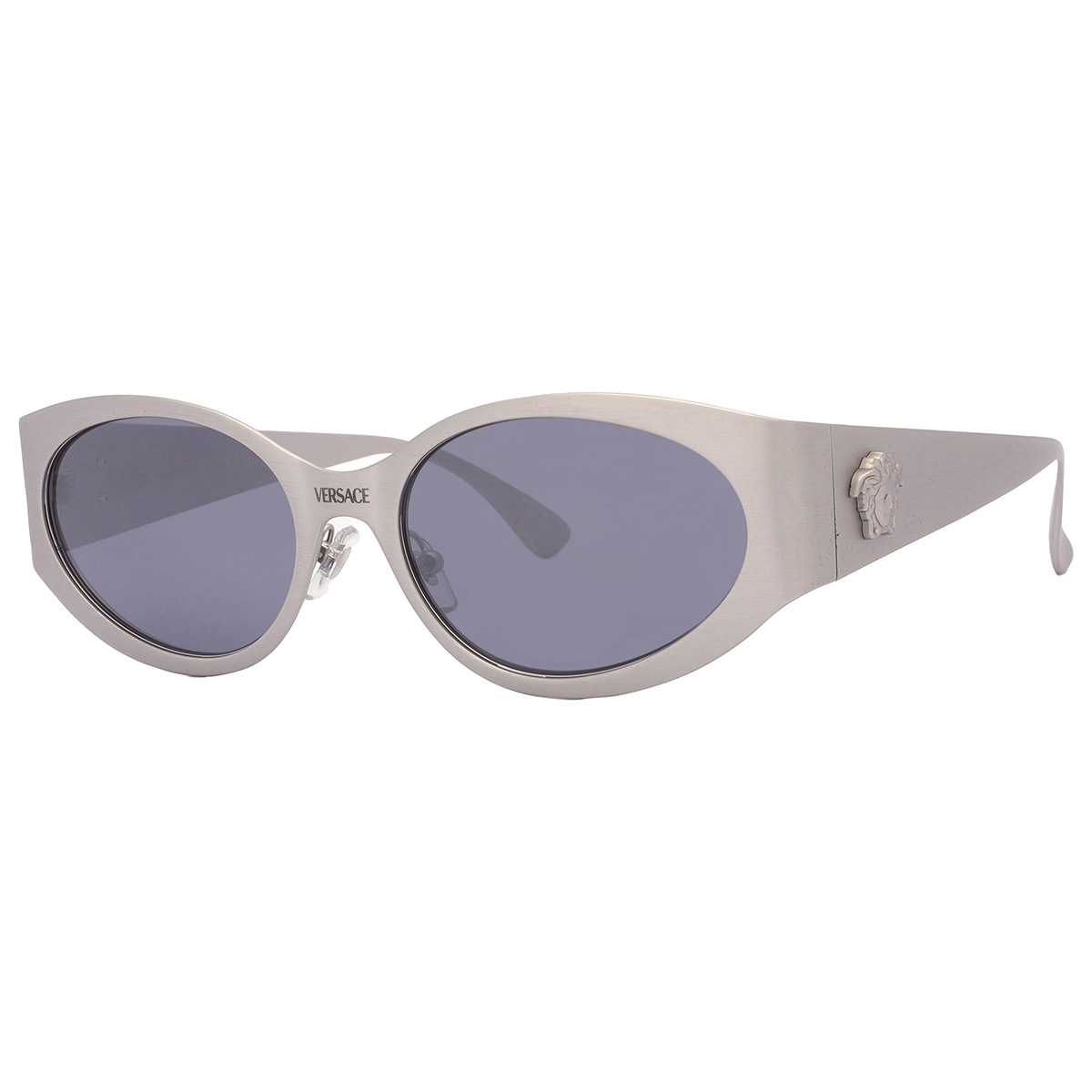 versace light grey mirrored black oval ladies sunglasses ve2263 12666g 56 versace light grey mirrored black oval ladies sunglasses ve2263 12666g 56