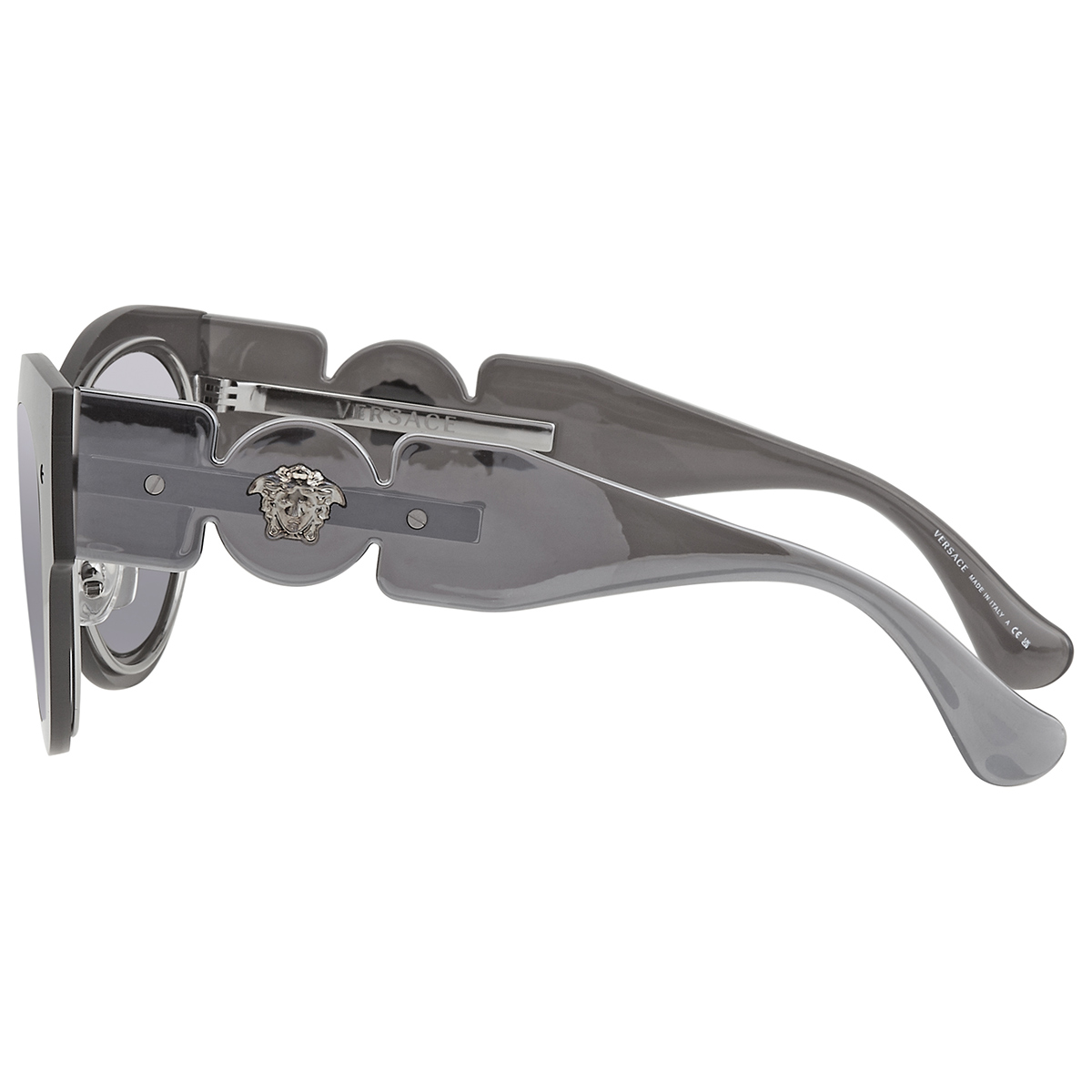 versace light grey mirrored silver cat eye ladies sunglasses ve2234 10016g 53 versace light grey mirrored silver cat eye ladies sunglasses ve2234 10016g 53