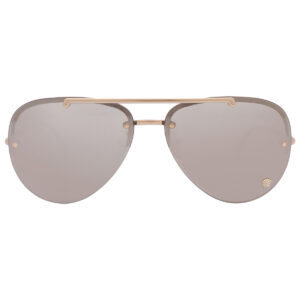versace light grey silver mirror pilot ladies sunglasses ve2231 12526g 60