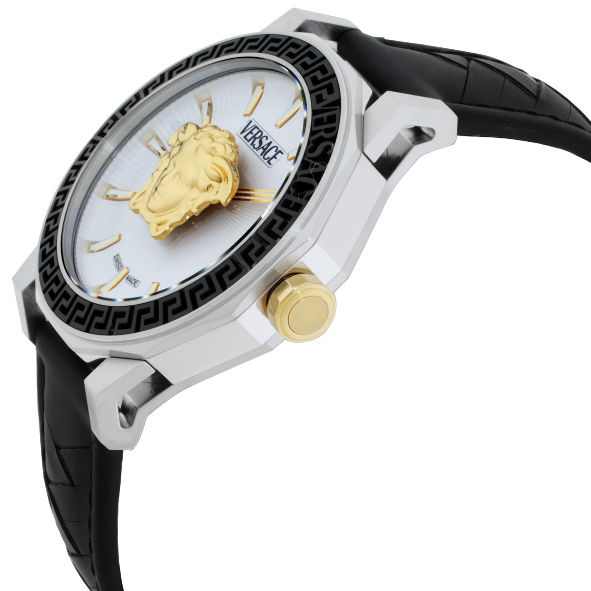 versace medusa deco quartz silver dial men's watch ve9i00124 versace medusa deco quartz silver dial men's watch ve9i00124