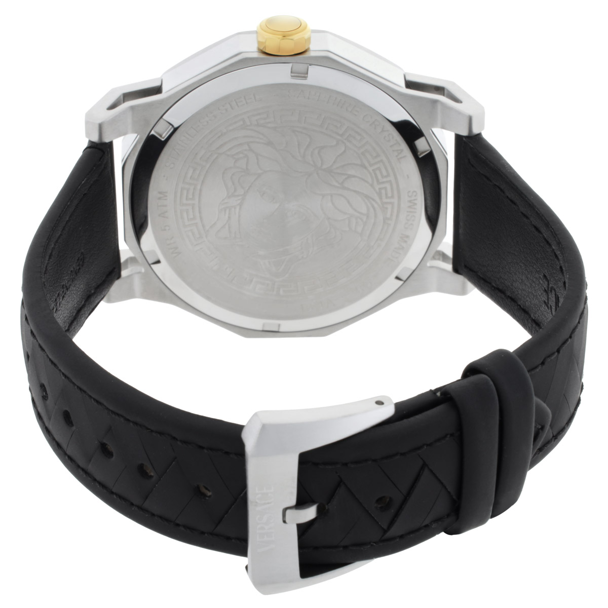 versace medusa deco quartz silver dial men's watch ve9i00124 versace medusa deco quartz silver dial men's watch ve9i00124