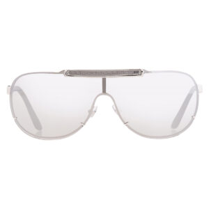 versace mirror silver shield men's sunglasses ve2140 10006g 140