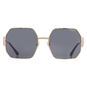 Home versace polar dark grey geometric ladies sunglasses ve2248 100281 58