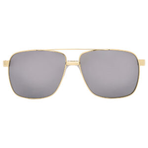versace polarized dark grey mirror silver navigator men's sunglasses ve2174 1002z3 59