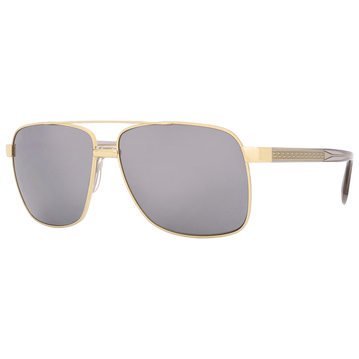 versace polarized dark grey mirror silver navigator men's sunglasses ve2174 1002z3 59 versace polarized dark grey mirror silver navigator men's sunglasses ve2174 1002z3 59