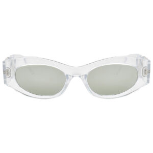 versace silver mirror oval ladies sunglasses ve4480u 148/30 51