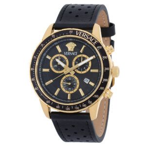 Витрина versace sport chrono quartz black dial men's watch vezca0224