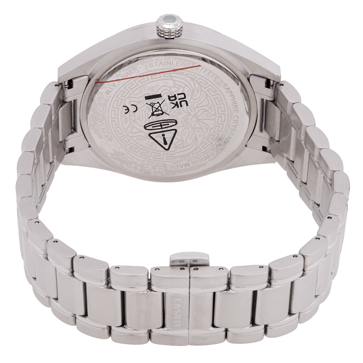 versace v code gmt quartz blue dial men's watch veafa0424 versace v code gmt quartz blue dial men's watch veafa0424