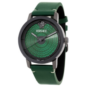 Витрина versace v helix quartz green dial men's watch ve9g00224