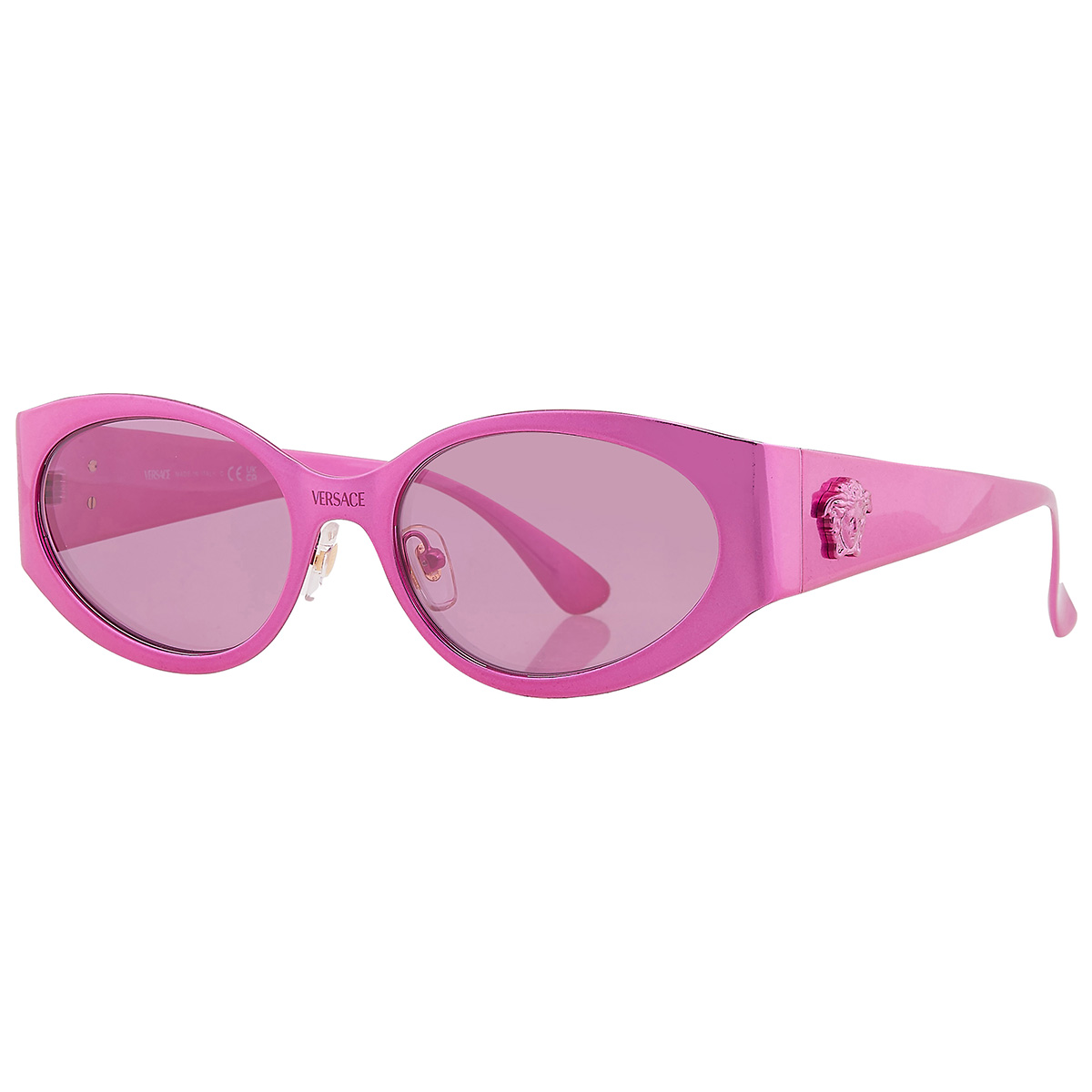 versace violet mirror silver oval ladies sunglasses ve2263 1503ak 56 versace violet mirror silver oval ladies sunglasses ve2263 1503ak 56