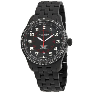 Home victorinox airboss automatic black dial men's watch 241974