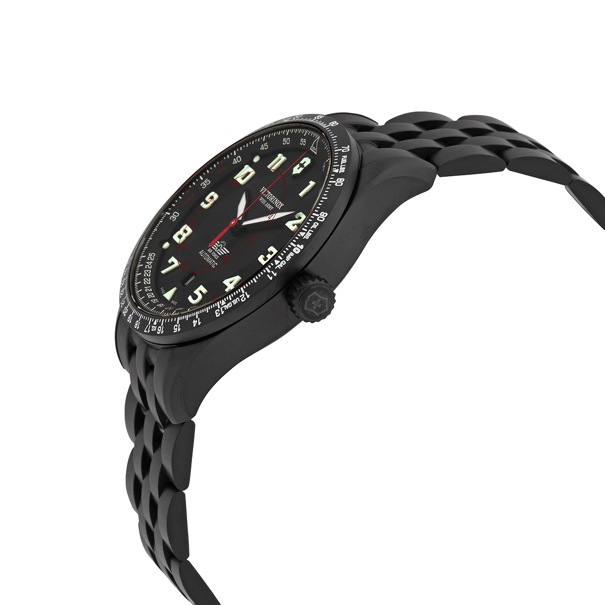 victorinox airboss automatic black dial men's watch 241974 victorinox airboss automatic black dial men's watch 241974
