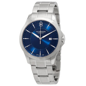Home victorinox alliance quartz blue dial men's watch 241910