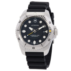Home victorinox dive pro quartz black dial men's watch 241990