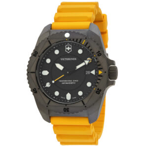 Home victorinox dive pro quartz black dial men's watch 241992