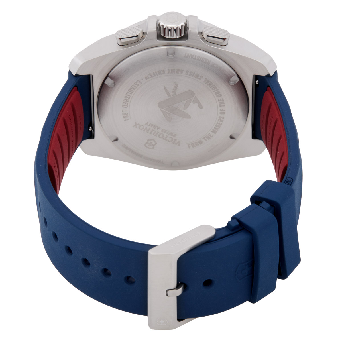 victorinox i.n.o.x. chronograph quartz blue dial men's watch 241984 victorinox i.n.o.x. chronograph quartz blue dial men's watch 241984