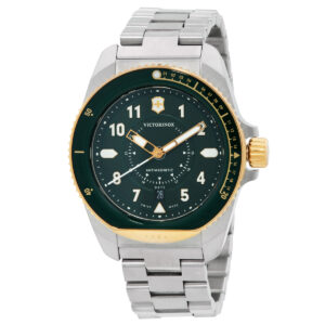Home victorinox journey 1884 chronograph quartz green dial men's watch 242012
