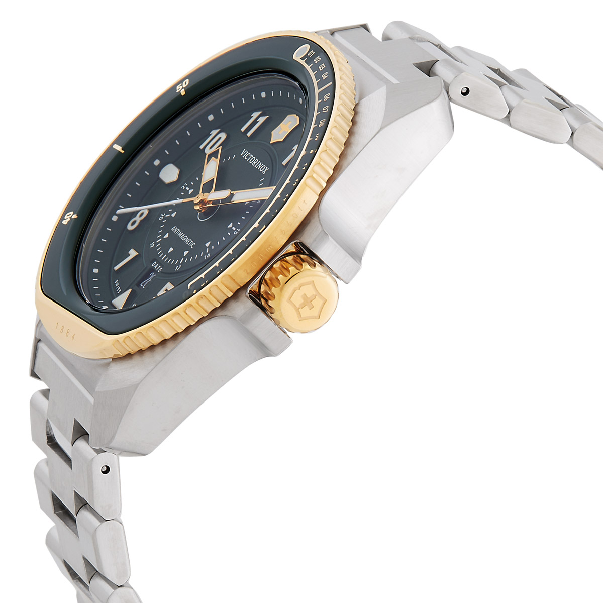 victorinox journey 1884 chronograph quartz green dial men's watch 242012 victorinox journey 1884 chronograph quartz green dial men's watch 242012