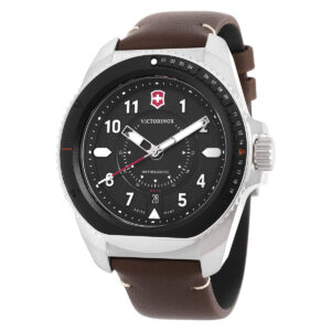 Home victorinox journey 1884 quartz black dial men's watch 241976.1