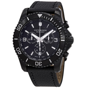 Home victorinox maverick chronograph black dial men's watch 241786