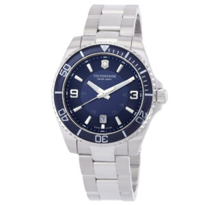 Home victorinox maverick quartz blue dial men's watch 242007