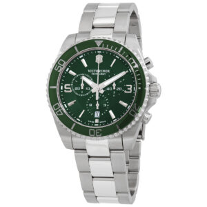 Home victorinox maverick quartz green dial men's watch 241946