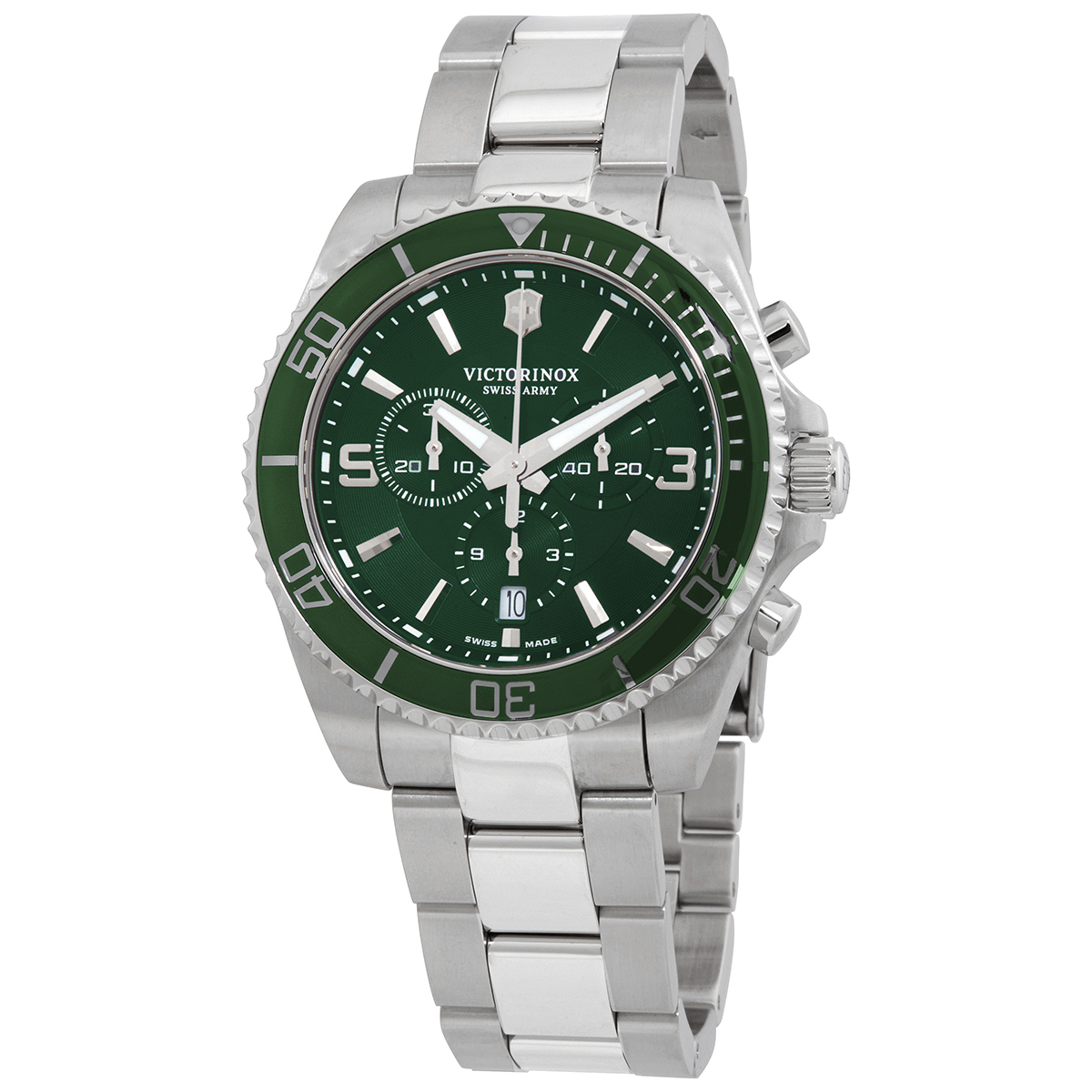 victorinox maverick quartz green dial men's watch 241946 victorinox maverick quartz green dial men's watch 241946