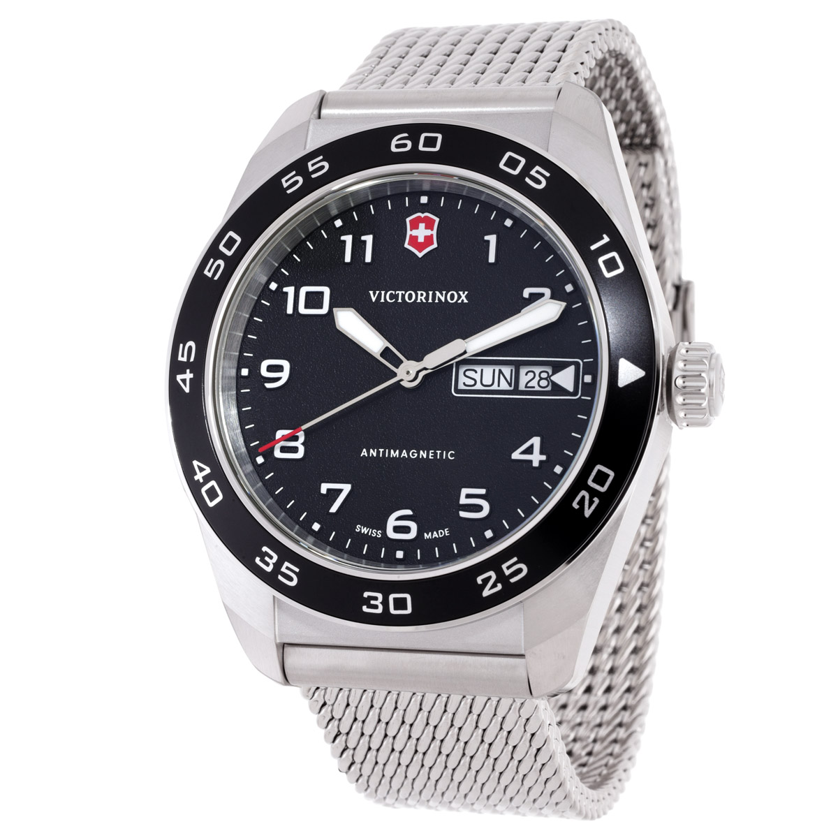 victorinox swiss army quartz black dial men's watch 242043 victorinox swiss army quartz black dial men's watch 242043