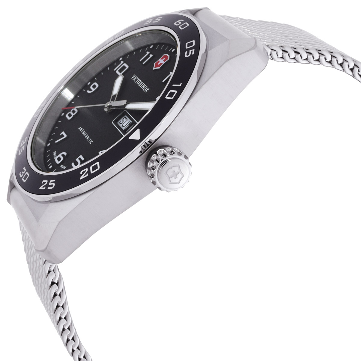 victorinox swiss army quartz black dial men's watch 242043 victorinox swiss army quartz black dial men's watch 242043
