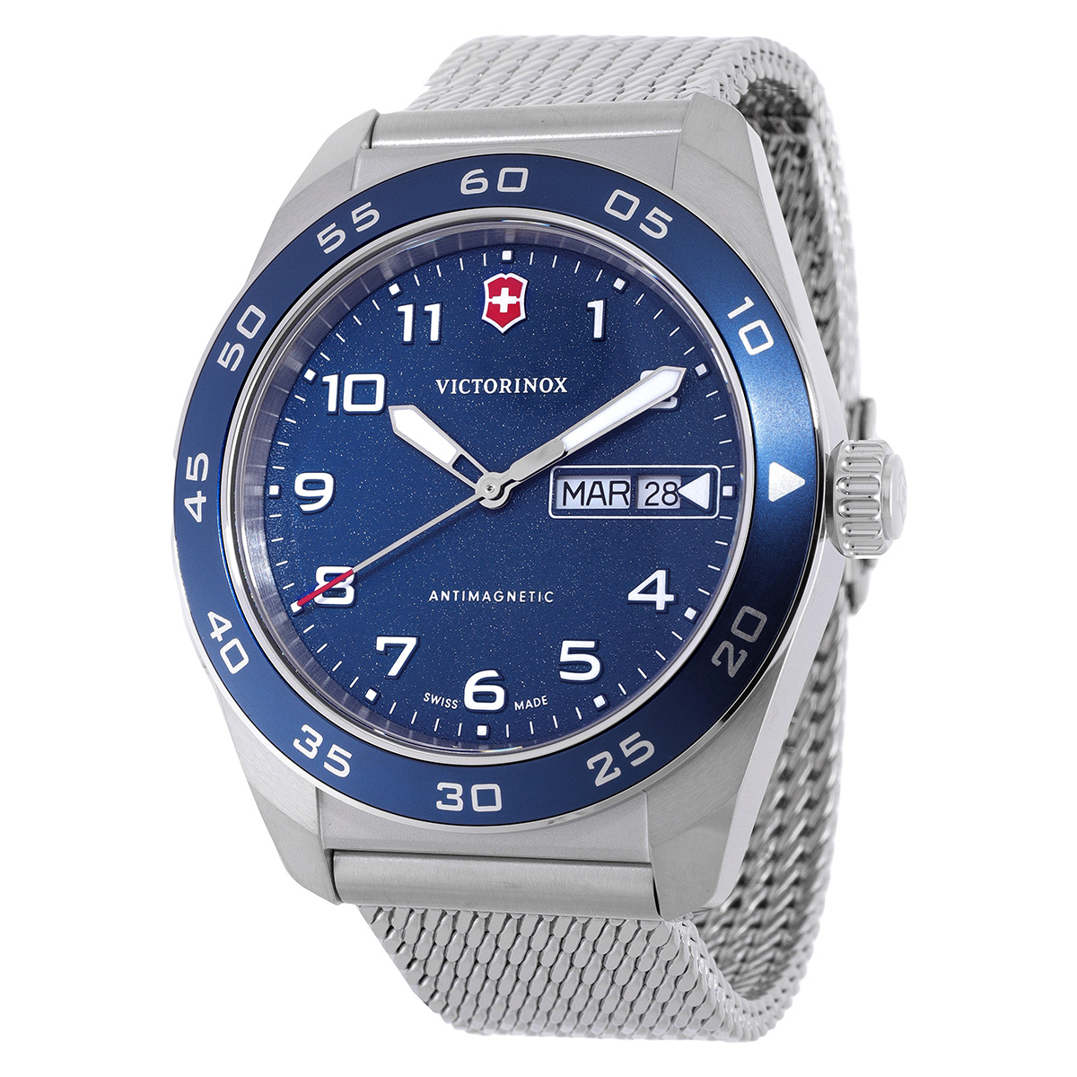 victorinox swiss army quartz blue dial men's watch 242042 victorinox swiss army quartz blue dial men's watch 242042