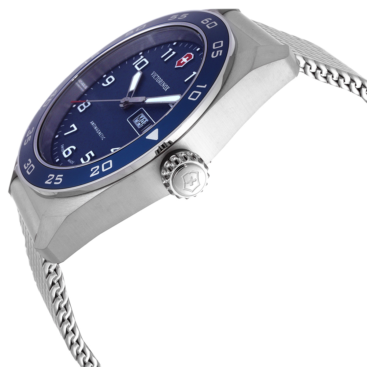 victorinox swiss army quartz blue dial men's watch 242042 victorinox swiss army quartz blue dial men's watch 242042
