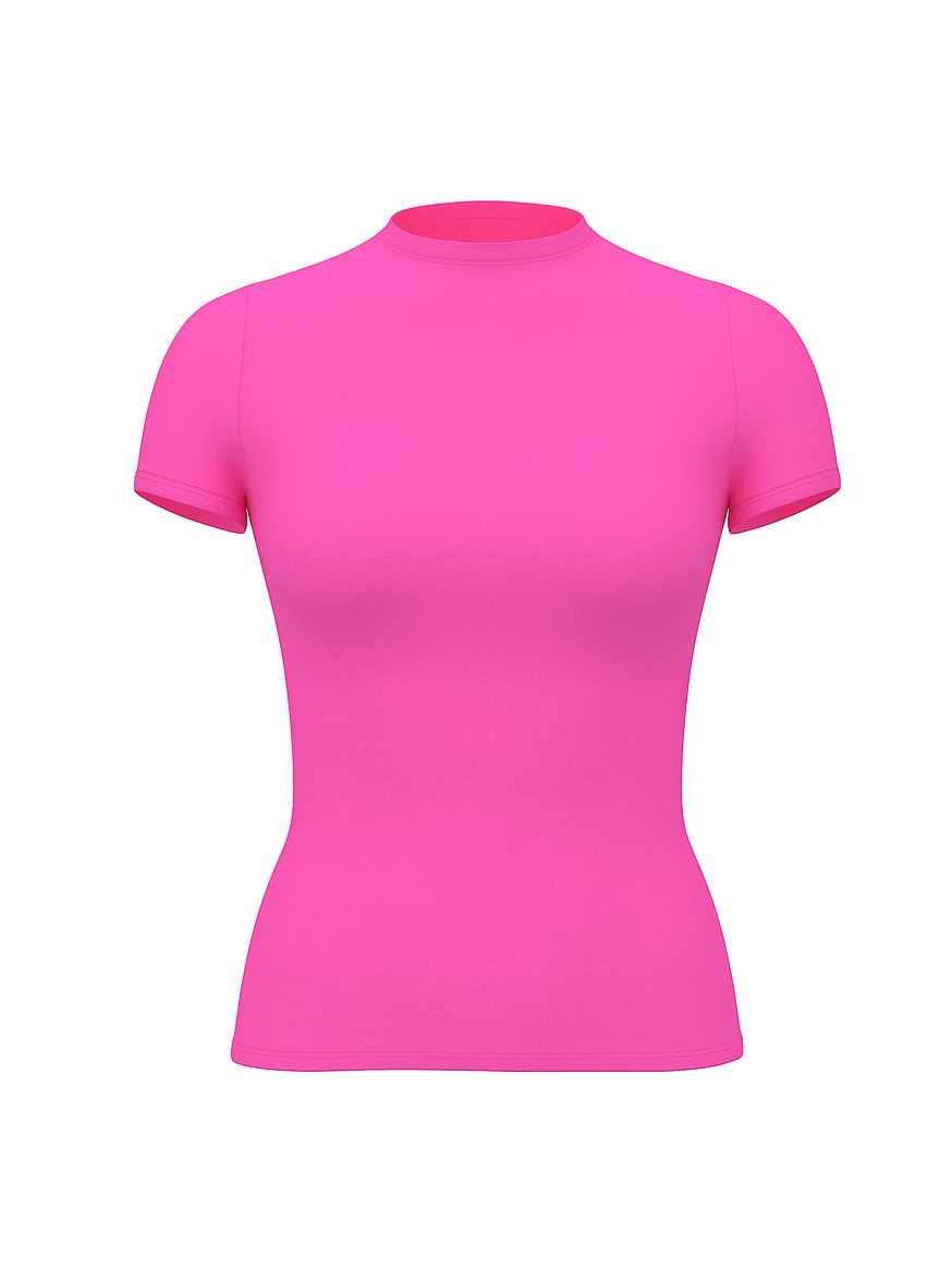 pink base stretch™ short sleeve tee pink base stretch™ short sleeve tee