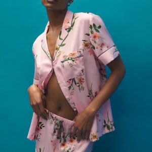 Витрина signature satin short pajama set