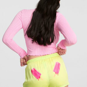 silky sleep boxy pajama shorts