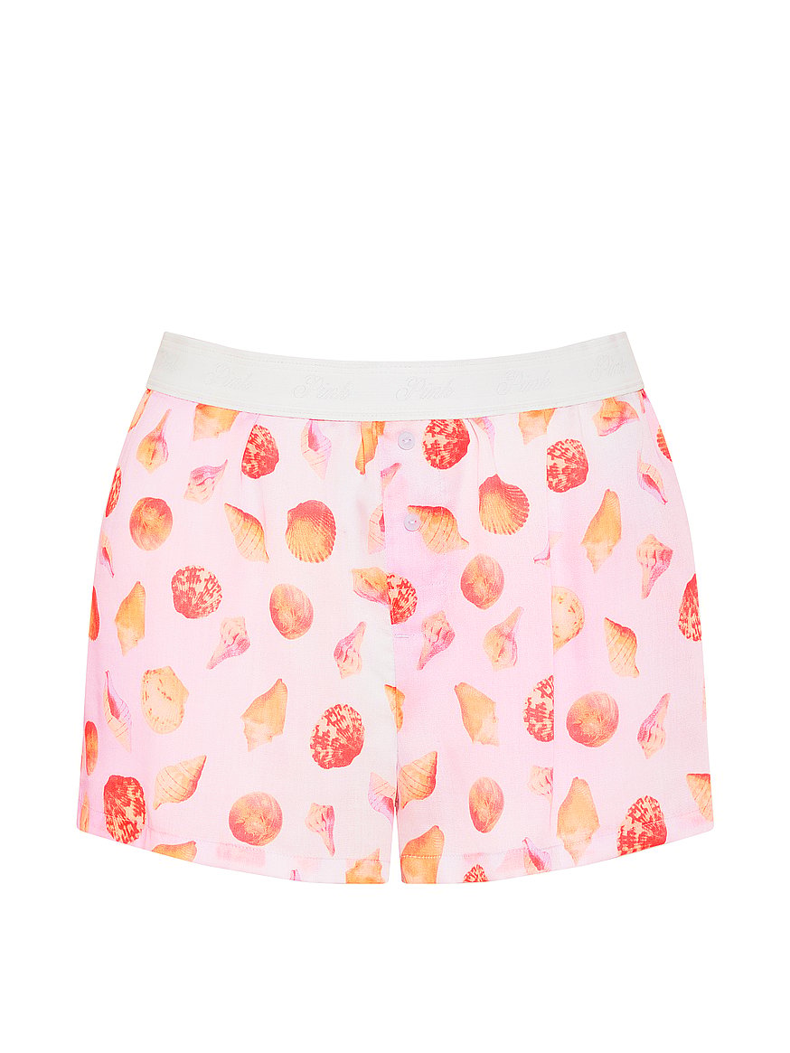 silky sleep boxy pajama shorts silky sleep boxy pajama shorts
