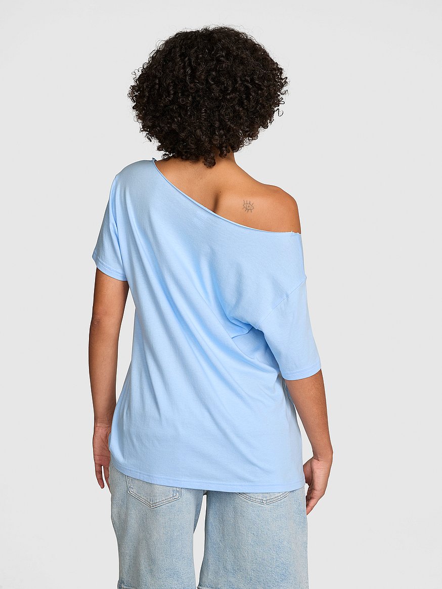 campus cotton™ off the shoulder tee campus cotton™ off the shoulder tee