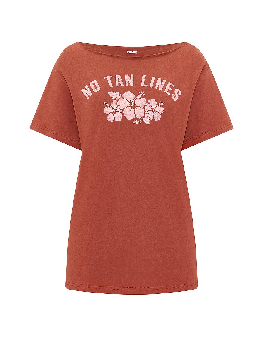 campus cotton™ off the shoulder tee campus cotton™ off the shoulder tee