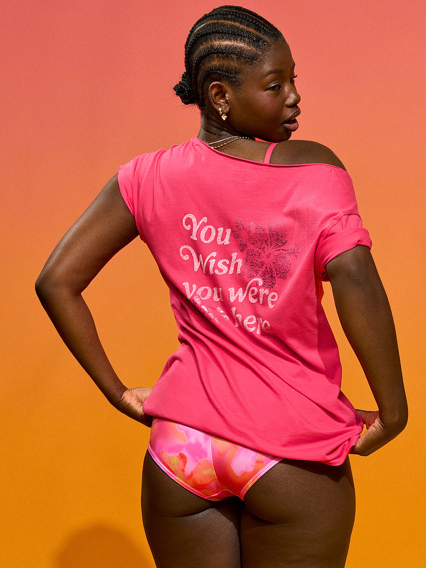 campus cotton™ off the shoulder tee campus cotton™ off the shoulder tee
