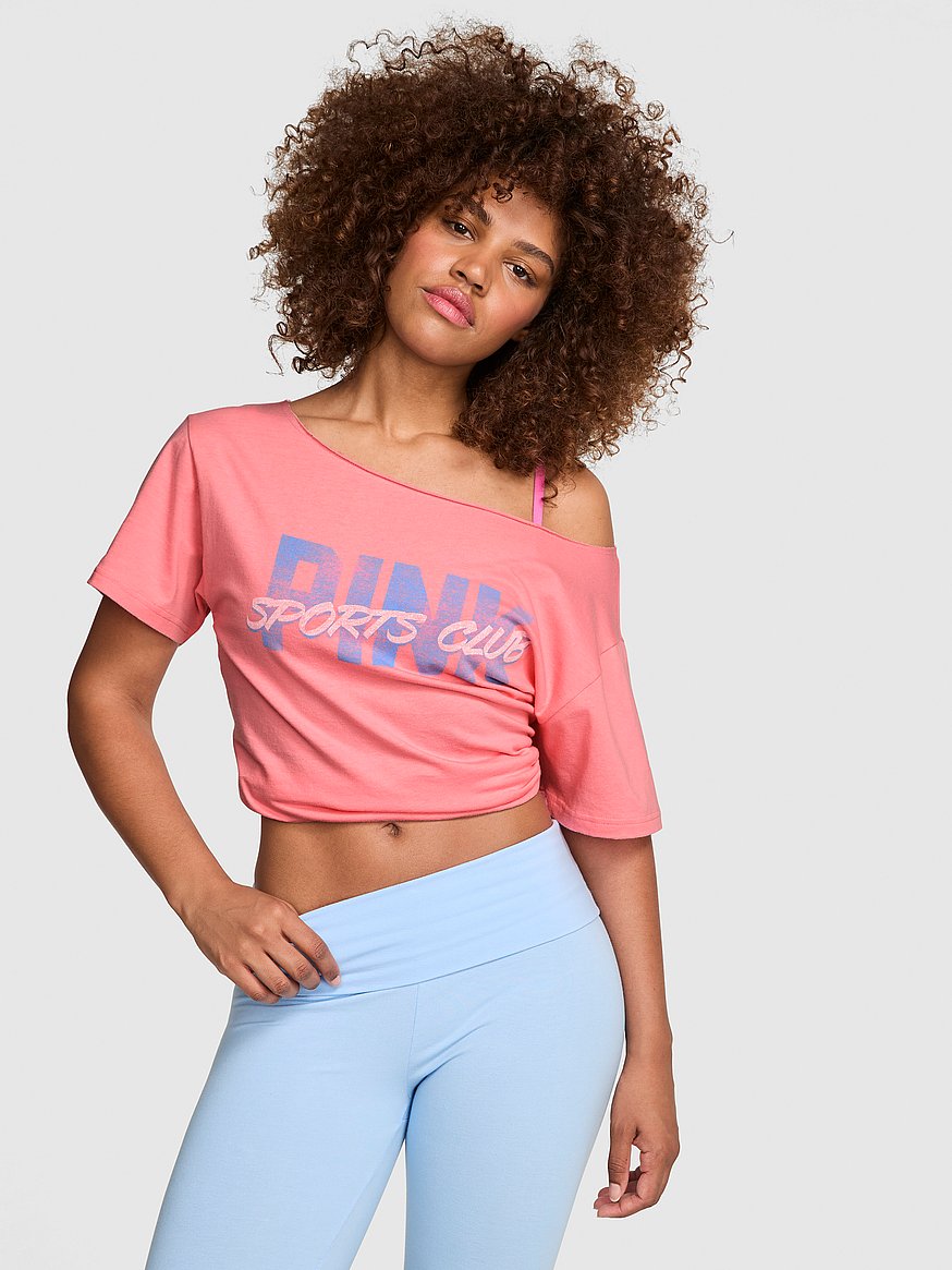 campus cotton™ off the shoulder tee campus cotton™ off the shoulder tee