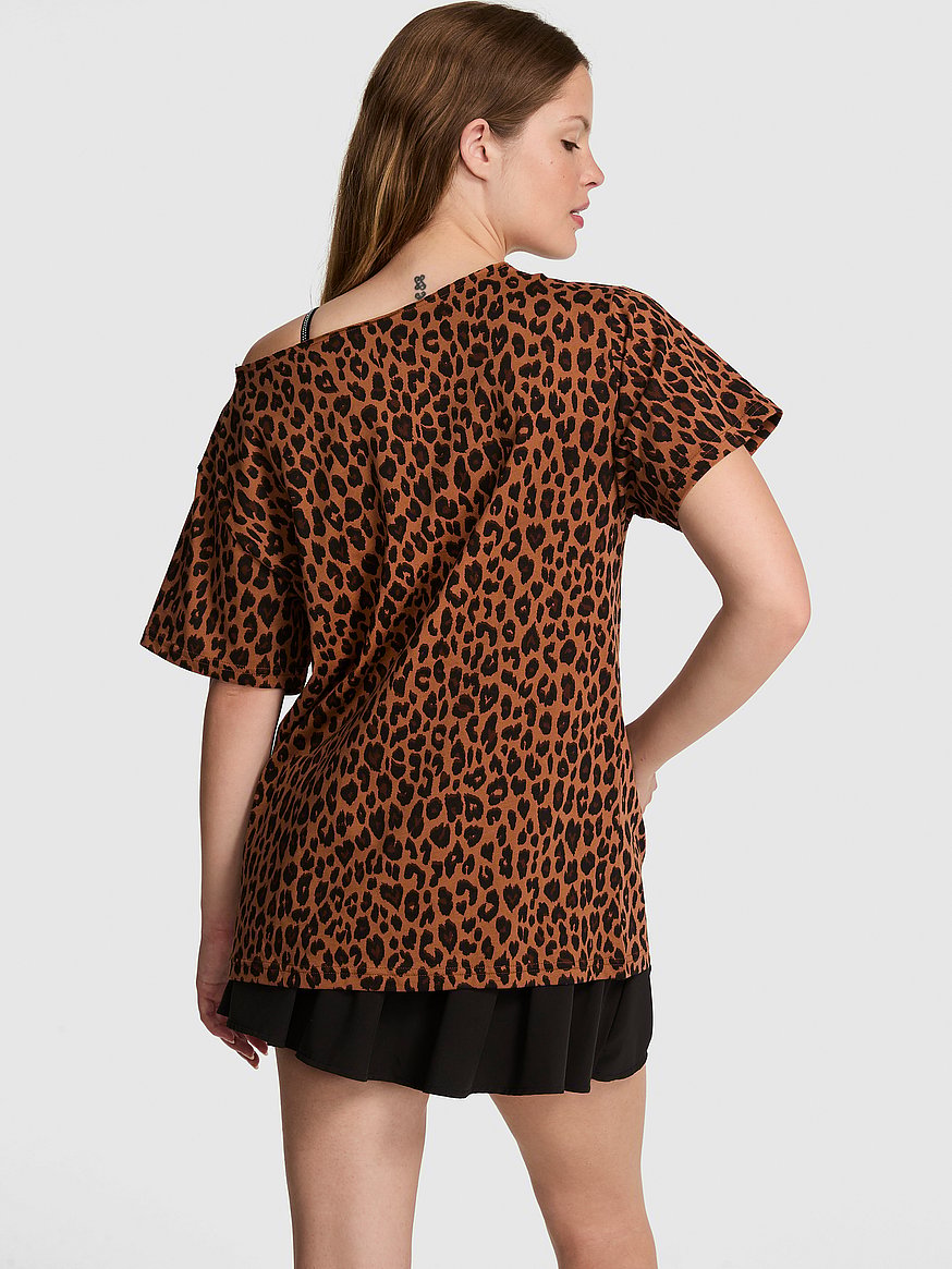 campus cotton™ off the shoulder tee campus cotton™ off the shoulder tee