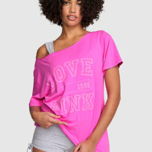 campus cotton™ off the shoulder tee