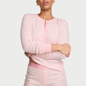 Витрина soft thermal henley short pajama set