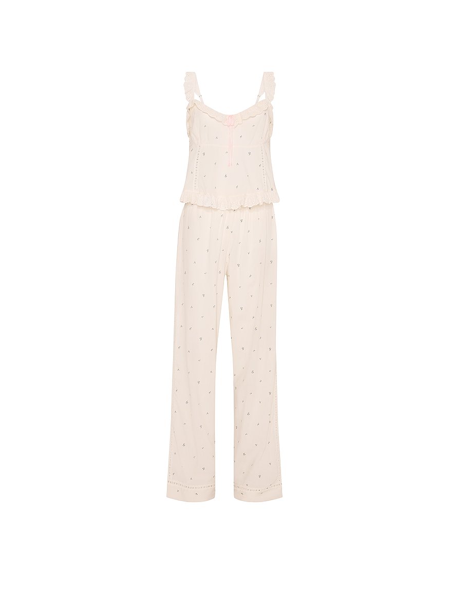 cotton dream tank long pajama set cotton dream tank long pajama set