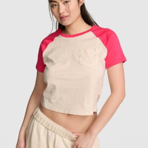 cotton raglan sleep tee